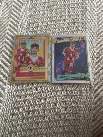 Topps Chrome Finest - Lennart Karl Topps Finest UEFA Champions League Rookie Trading Cards