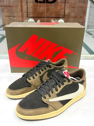 Nike Air Jordan 1 Low Travis Scott style - Olive/Black, size unknown