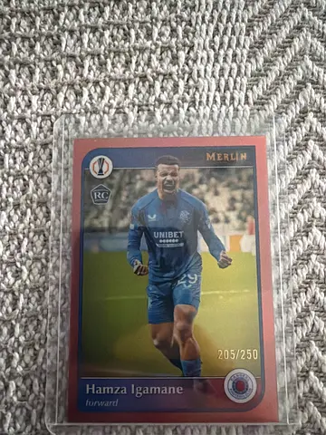 Topps Merlin - Hamza Igamane Merlin Rookie Card /250