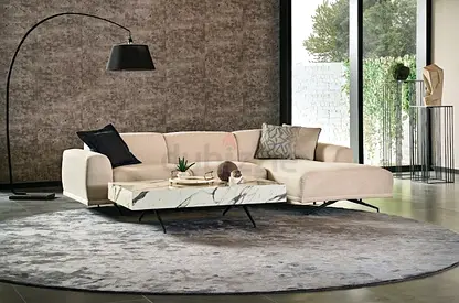 Enza Home Giorno L-Shape Corner Sofa | Premium European Design | Brand New Dubai