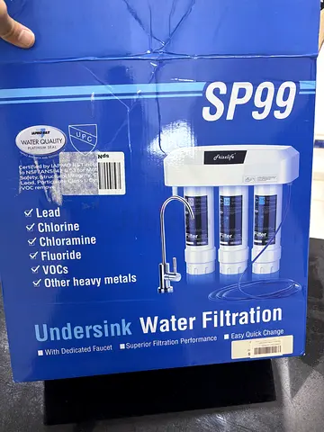Water filtration - undersink