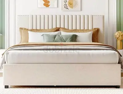 New Luxury King size 180x200 Bed included spring Matress 22 cm thikniss Available