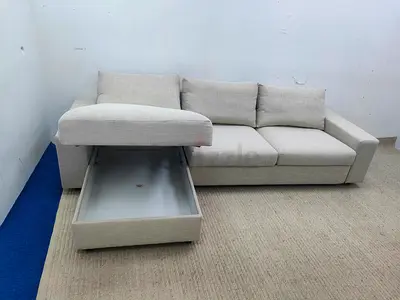 Ikea vimle wide armrest sofabed with storage space