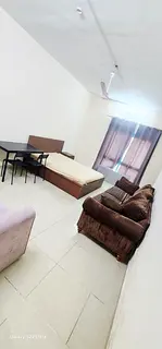 Furnished Master room with attached bath and window for family