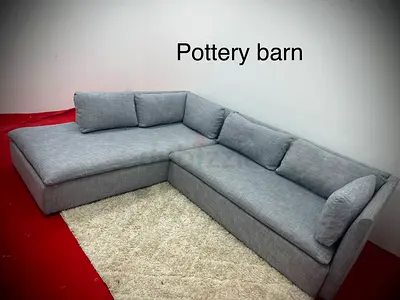 Excellent condition pottery barn lshape