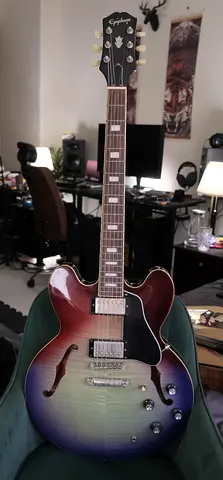 Epiphone ES-335 Figured Blueberry Burst 2021 (with hardcase)