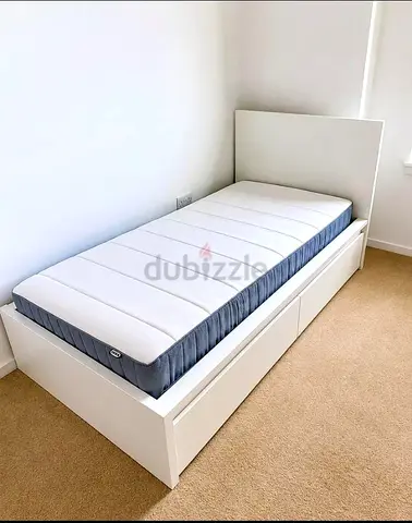 IKEA MALM Single Bed +  Mattress