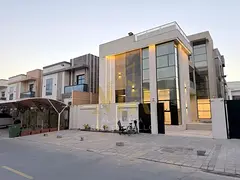 For Sale: A distinctive villa in Al Yasmeen area, Ajman, with personalized finishes, next to a park.