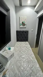 Privet soundproof partition with window, smart tv and fridge is available near emirates mall
