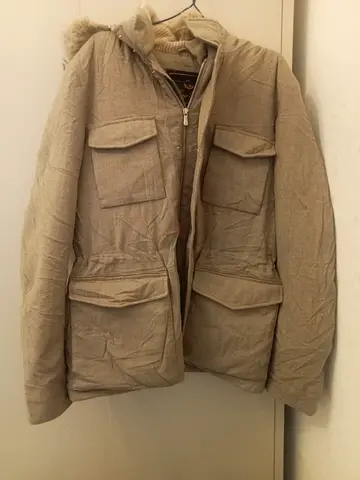 Loro Piana cashmere jacket with fox hoodie fur