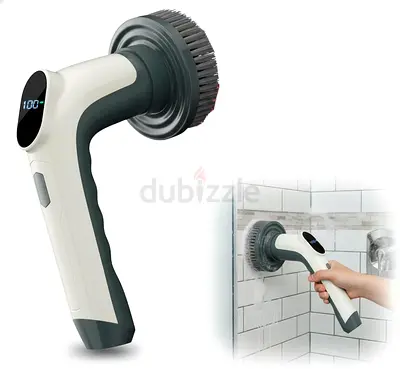 3293 - Electric Spin Scrubber, Cordless Power Scrubbers with 9 Brush Heads, 3-Speed LED Display Clea
