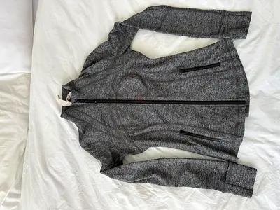 Lululemon Define Jacket - HEATHERED BLACK - size 4