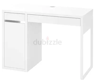 2-White Modern Study Table 1-Computer Chair