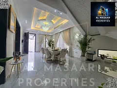 Villa in Al Yasmin, furnished, with electricity, water, and air conditioning. Price negotiable.