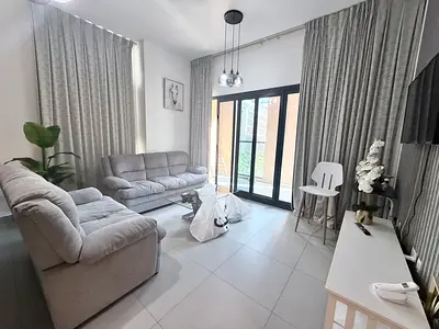 Spacious Furnished Apartment | 800 Sq. Ft. | Parking, Gym & Pool | Al Mamsha | 4 Cheques