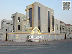 Corner villa, two floors and a roof, 4000 sq ft building, personal finishing, corner lot, includes r