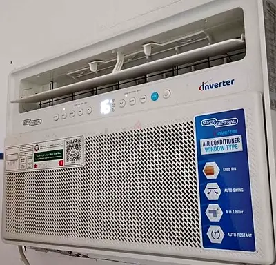 AC Almost New Window inverter Type