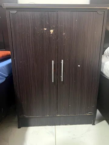 wooden storage cabinet