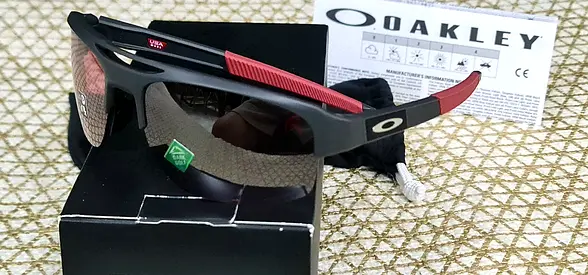 Original Oakley Mercenary Matte Carbon w/ Prizm Dark Golf Iridium Lens