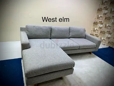 Excellent condition west elm lshape sofa