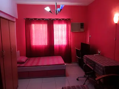 Furnished Room with Separate Bathroom – Near Karama Metro Station – For a Single Bachelor / Lady