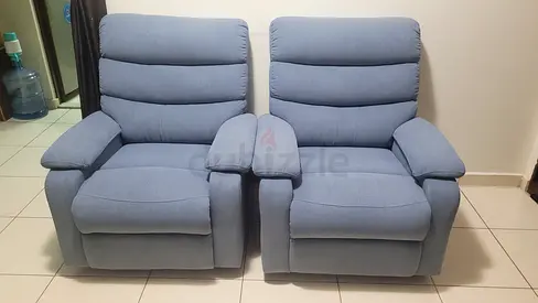 Recliner sofa set (3+1+1) for sale