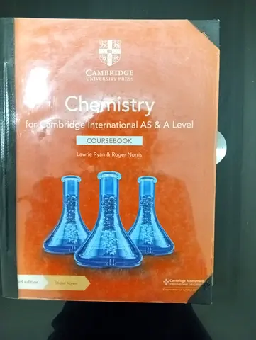 Cambridge International As A Level Chemistry Coursebook (3rd Edition)