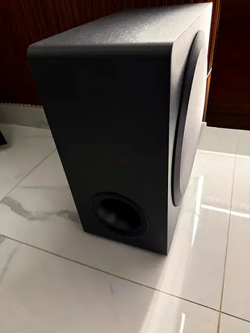 Used active subwoofer - compact home audio subwoofer in good condition