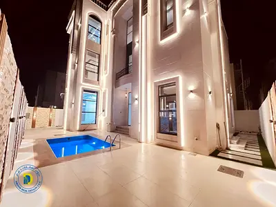 لاصحاب التصميمات المختلفة فيلا 6غرف وروف ومسبح شامل كهربا ومياه ومكيف ورسوم التسجيل