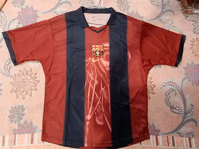 FC Barcelona x Travis Scott retro football jersey