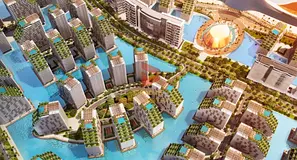 Waterfront Apartment I Crystal Lagoon View I Swimmable Crystal Lagoon I High ROI I Near to Al Maktou