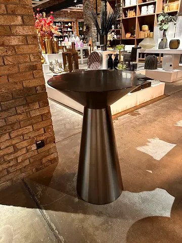 Marina home brand new Round Metal Pedestal Dining Table -/cocktail drinks table