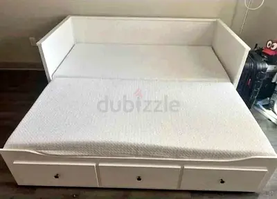IKEA Hemnes Daybed with 2 Mattresses - Great Condition