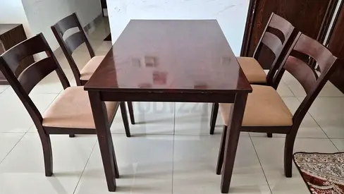 Bahamas Wooden 4 seater dining set