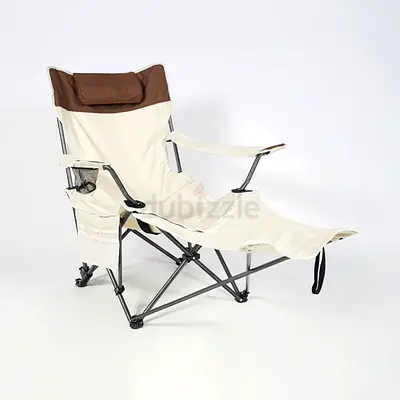 Camping chair with Foot Rest,4 - position adjustable folding