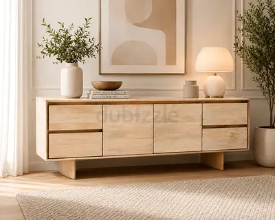 West Elm Anton Solid Wood Media Console