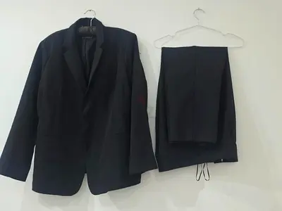Slightly used branded women blazer (coat pant) size 16, color black Splash brand