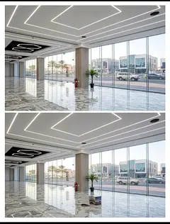 Fully Fitted Commercial Space for Transfer (Key Money) – 10,300 Sq. Ft. in Al Garhoud