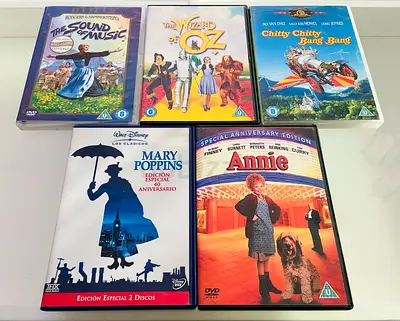5 Classic Kids Movie DVD’s