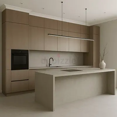 Modern Minimalist Kitchen Island