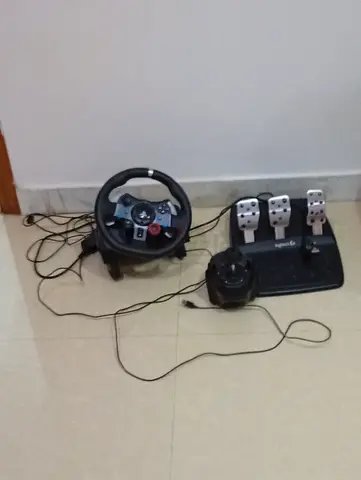 Used Logitech Racing Wheel with Pedals and Shifter - Good Working Condition