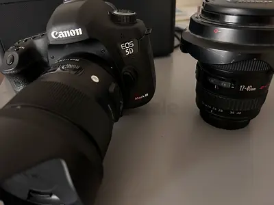 Canon 5d MK3 with 2 lenses