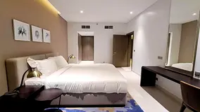 Luxury Furnished 1BR with Full Canal Burj Khalifa View