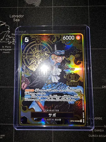 One piece card - Sabo (SR) 2nd Anniversary OP04-083 Japanese