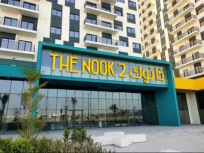 Spacious 1-Bedroom Apartment For Rent – The Nook 2, With Sea View( Jabal Ali First Dubai )