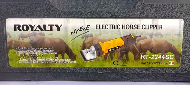 Royalty RT-2244SC Electric Horse Clipper (Used Case Included)