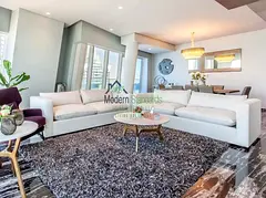 High-Floor 4BR | Furnished | Marina & Sea View | DAMAC Heights