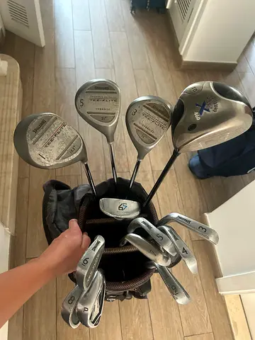 Mixed Golf Club Set (Callaway X 460 Driver + Spalding Tee-Flite Clubs)