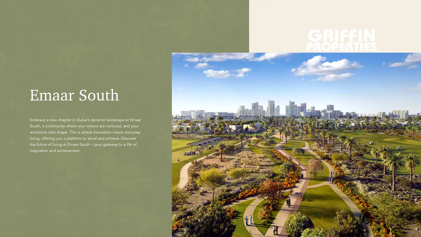 3BR Villa Townhouse | Greenridge Emaar South | Garden & Pool View