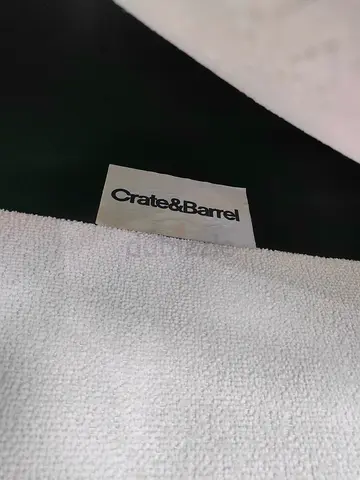 Expensive quality crate and barrel Lounge Deep Lshape sofa